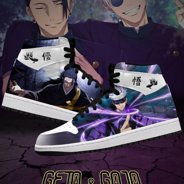 Gojo and Geto V.1 High-top Custom Sneakers