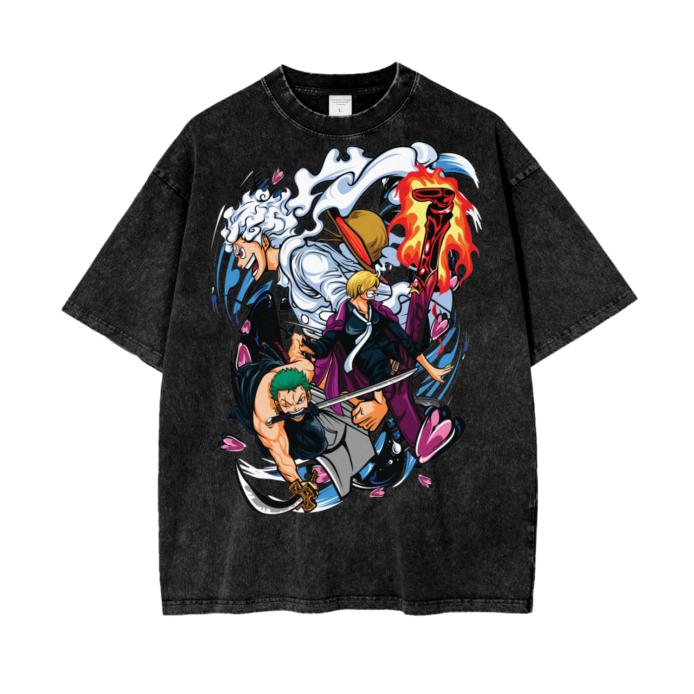 One Piece Oversize Snow Washed T-Shirt