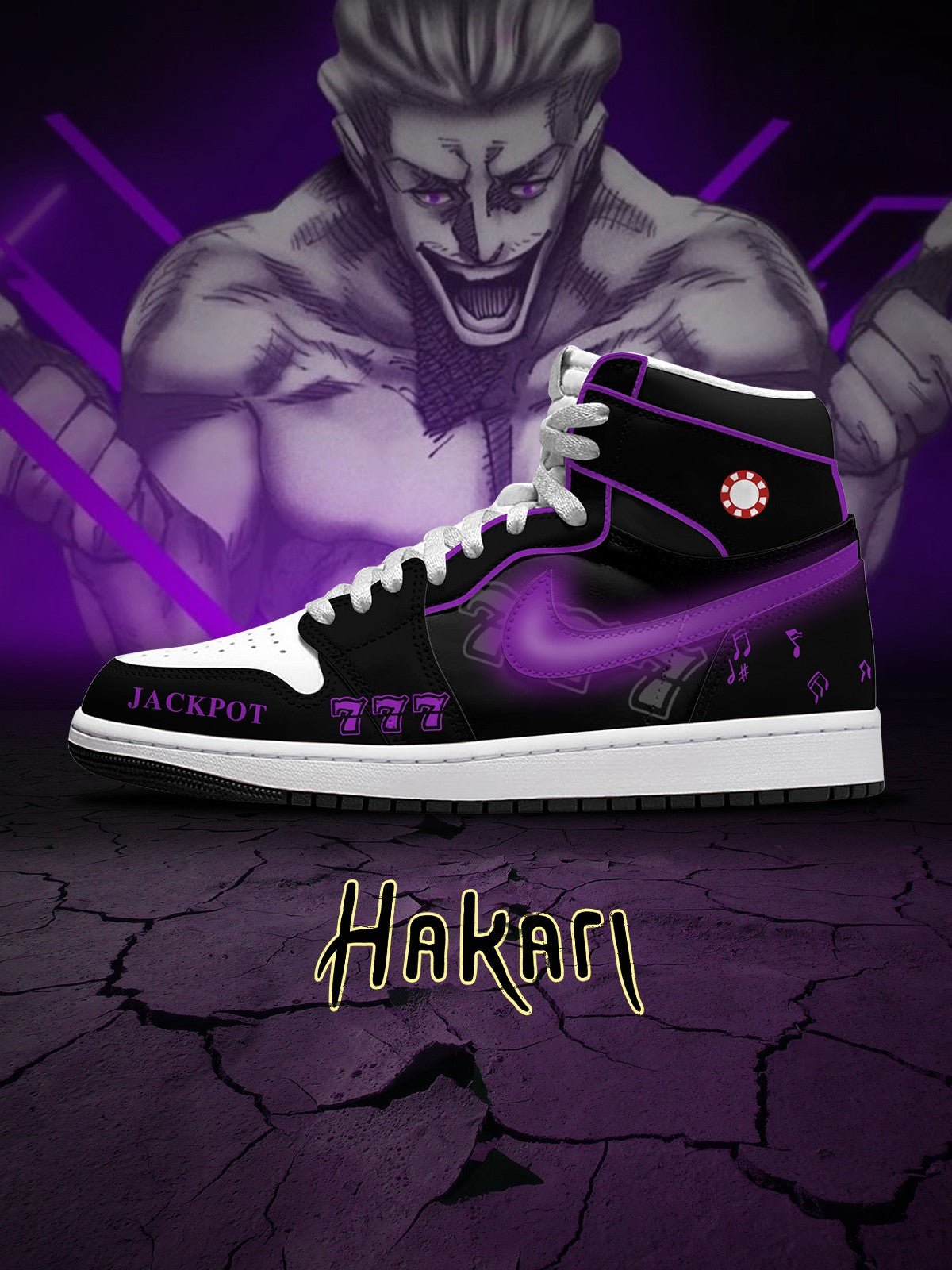 Kinji Hakari V.1 High-top Custom Sneakers