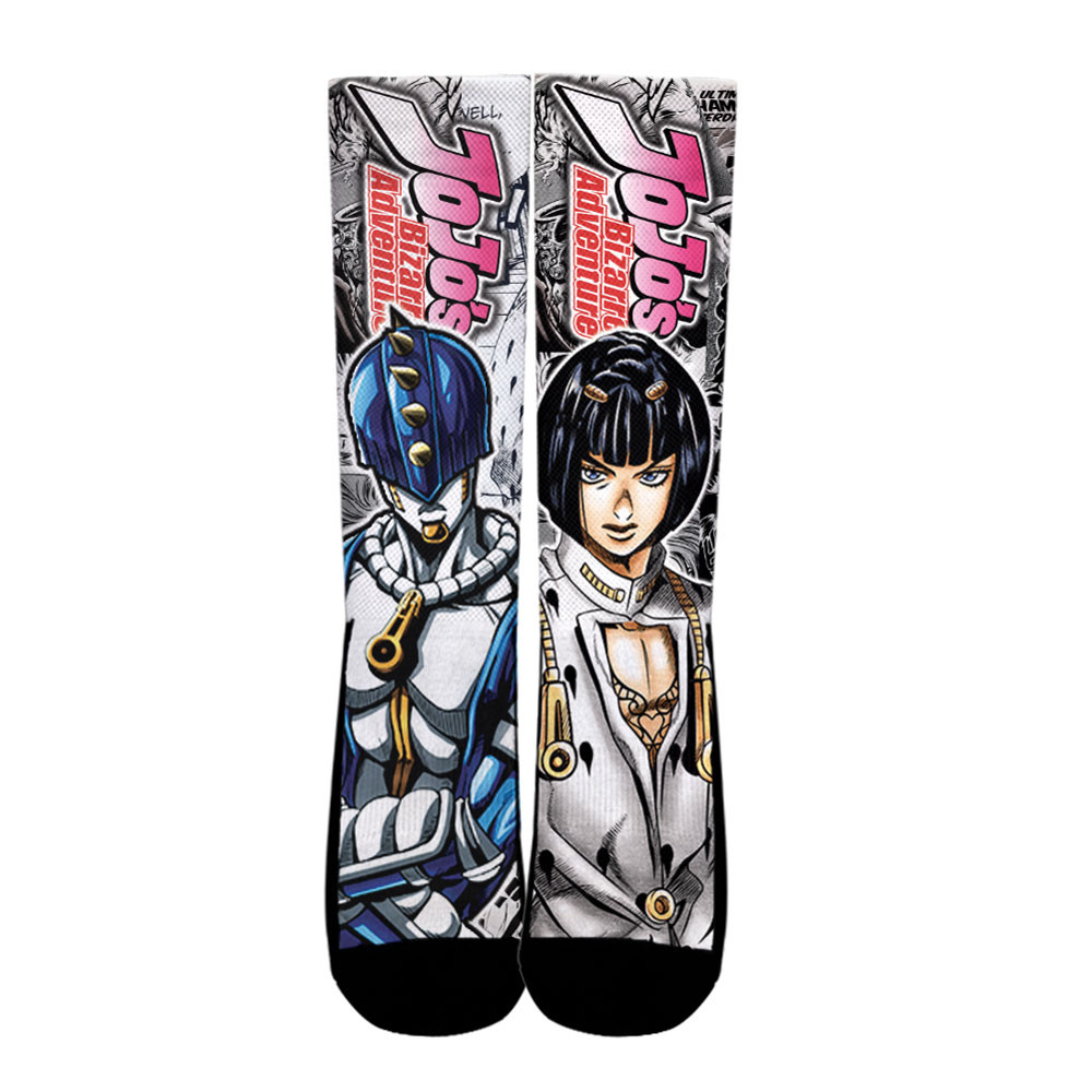 Bruno Bucciarati Socks Jojoâ€™s Bizarre Adventure Custom Anime Socks