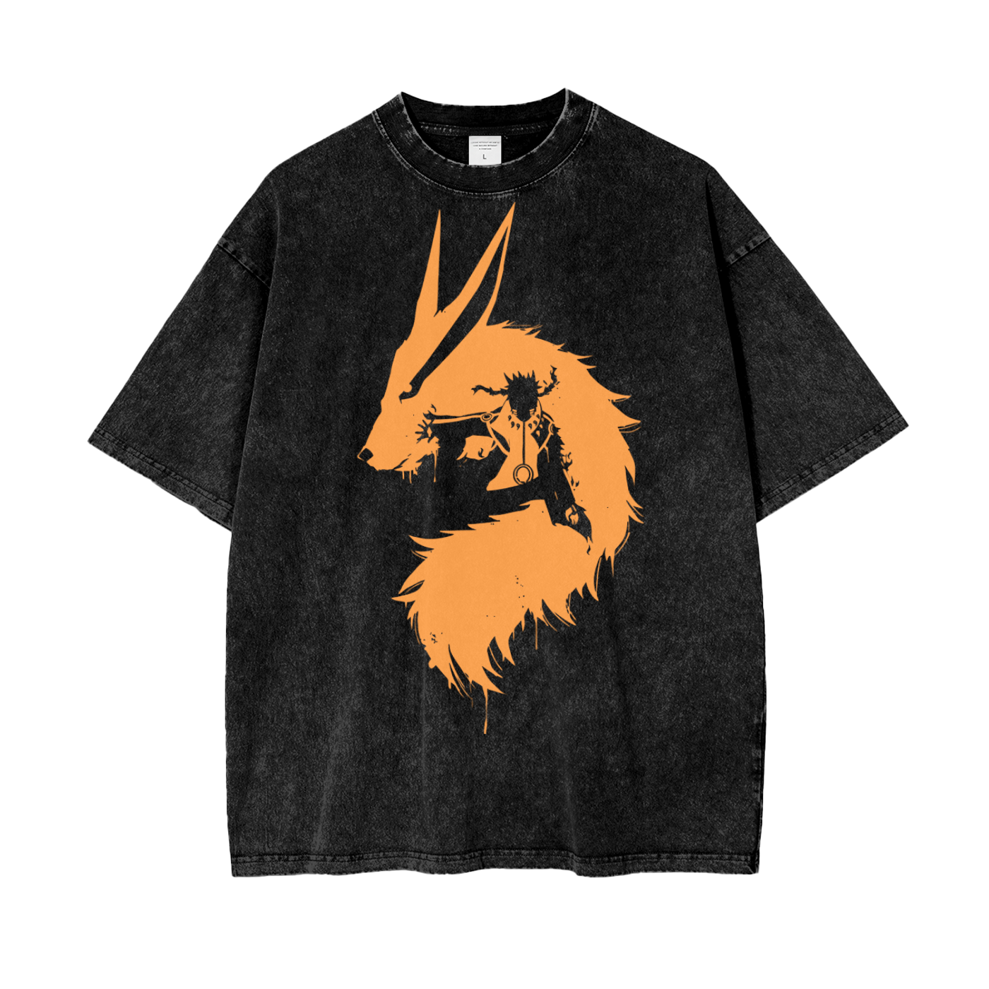 Naruto x Karama Oversize Snow Washed T-Shirt