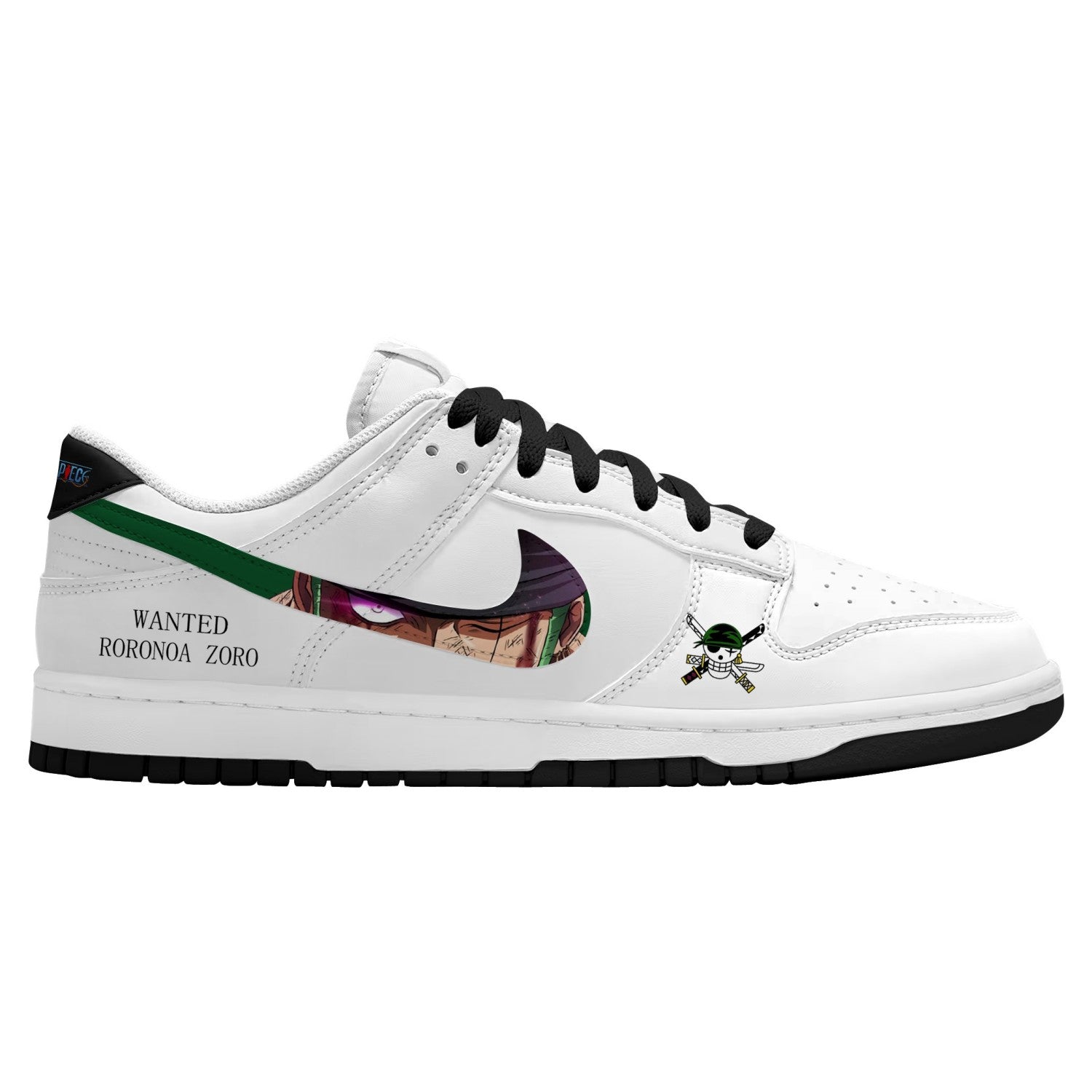 Luffy and Zoro V.1 Custom Court-Low Sneakers