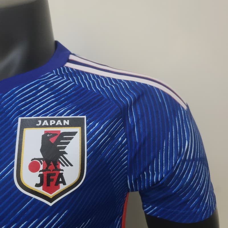 2022 World Cup Player Version Japan Soccer Jersey Home