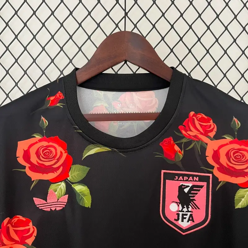 Japan Roses Black Special Version Soccer Jersey