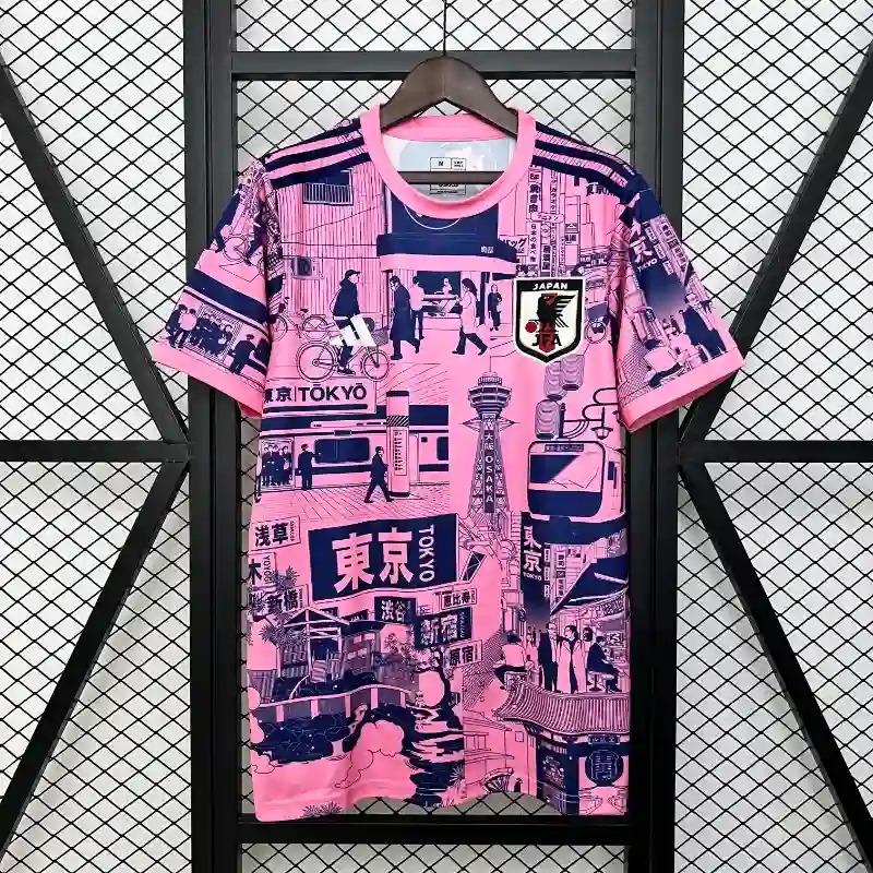Japan Special Edition Pink Soccer Jersey