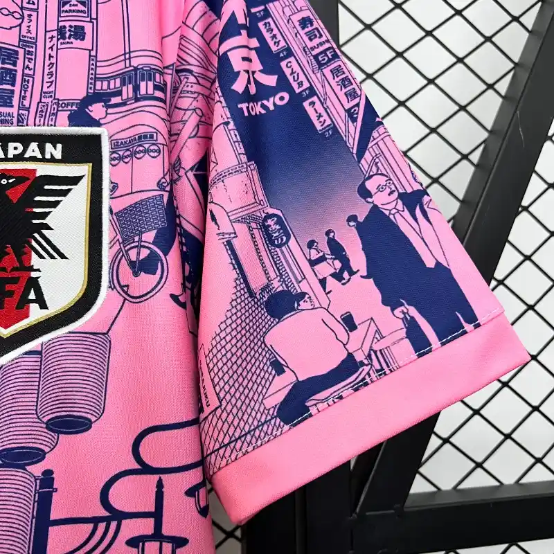 Japan Special Edition Pink Soccer Jersey