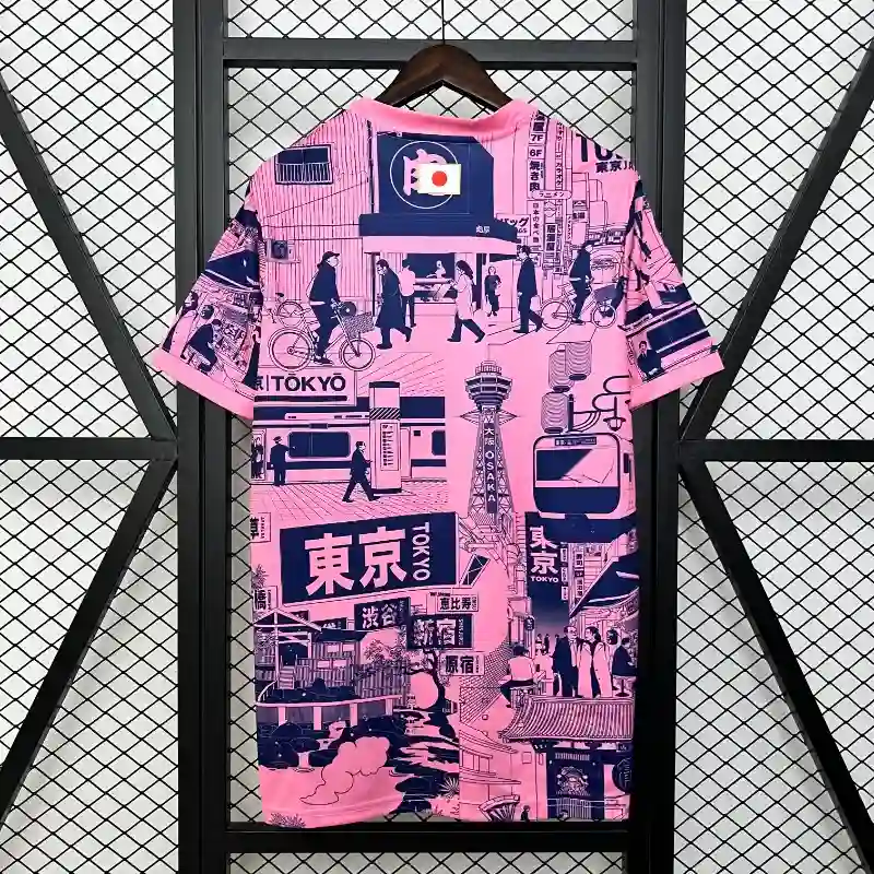 Japan Special Edition Pink Soccer Jersey