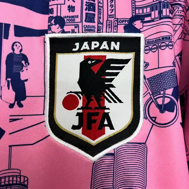 Japan Special Edition Pink Soccer Jersey