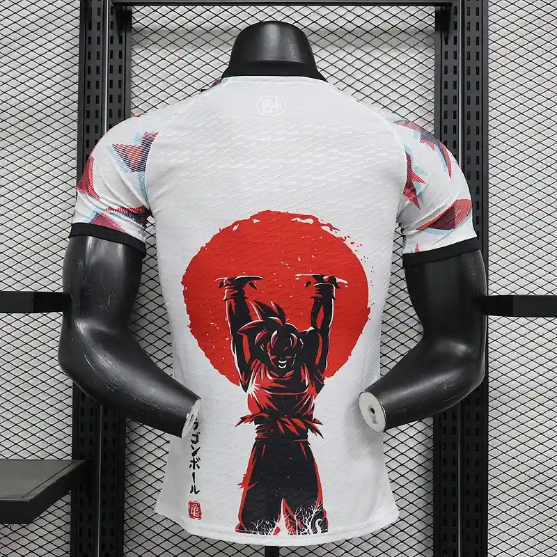 Player Version Japan Dragon Ball White Special Soccer Jersey