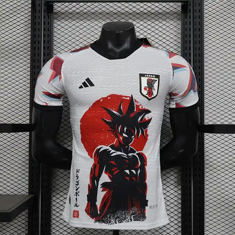 Player Version Japan Dragon Ball White Special Soccer Jersey