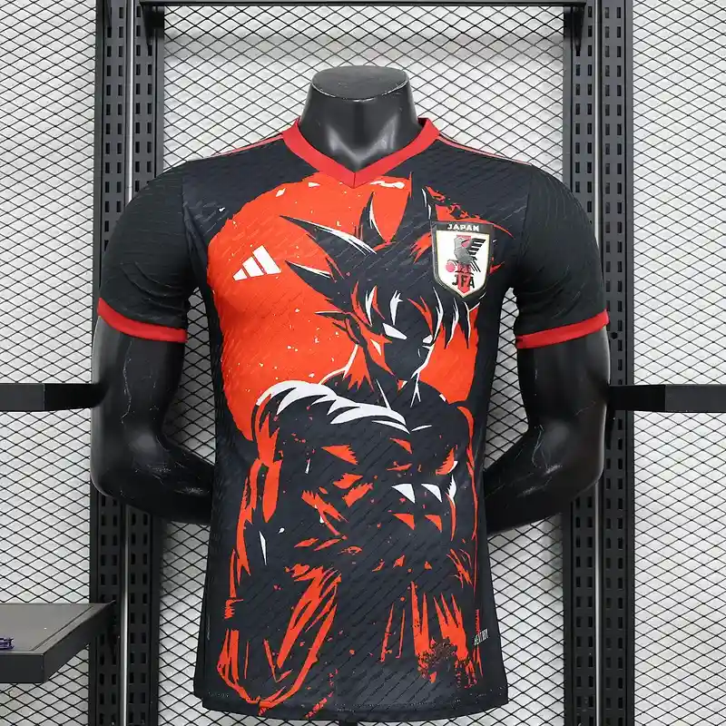 Player Version Japan Dragon Ball Red Special Soccer Jersey
