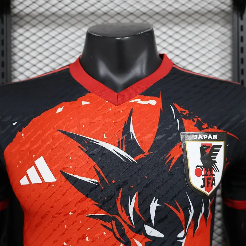 Player Version Japan Dragon Ball Red Special Soccer Jersey