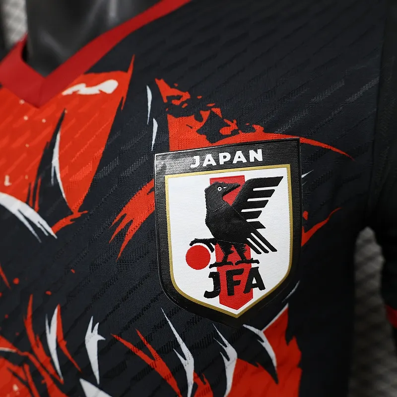 Player Version Japan Dragon Ball Red Special Soccer Jersey