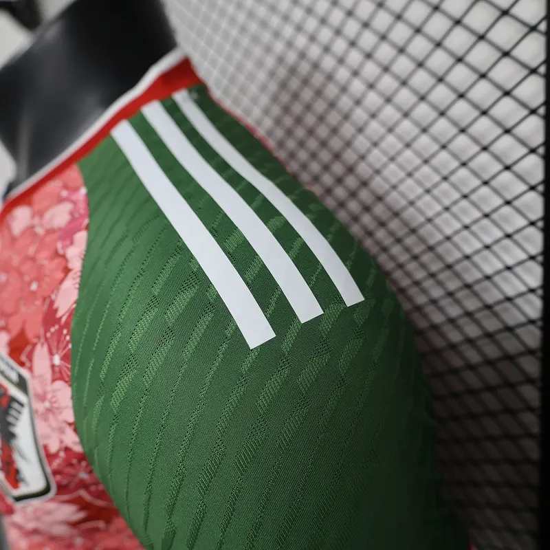 Player Verson Japan White Flowers Soccer jersey