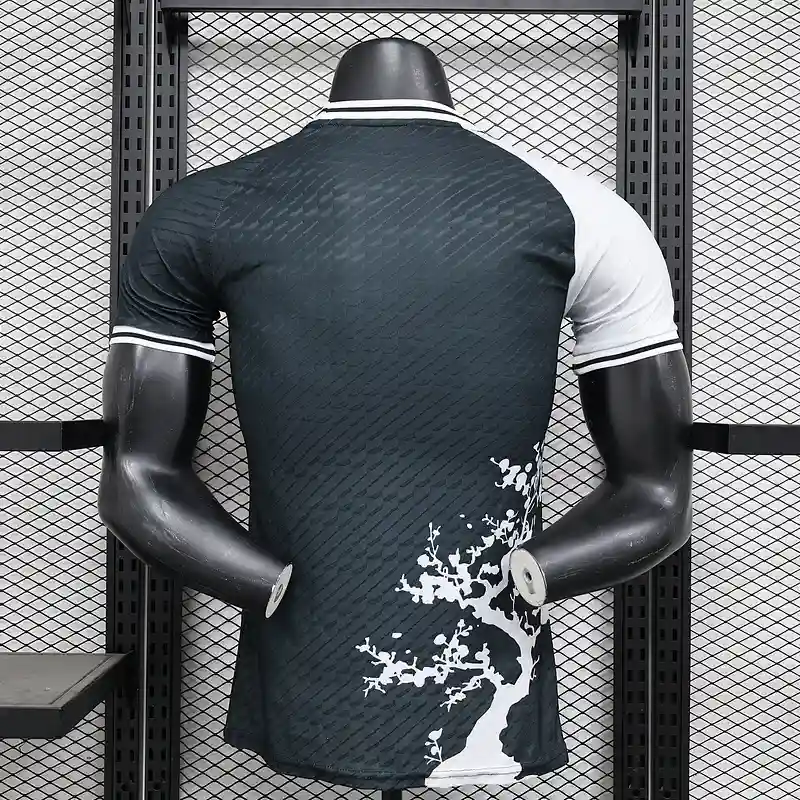 Player version Japan White and Black Special Soccer Jersey