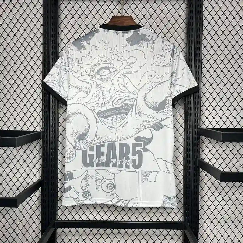 Japan One Piece White Special Edition Soccer Jersey