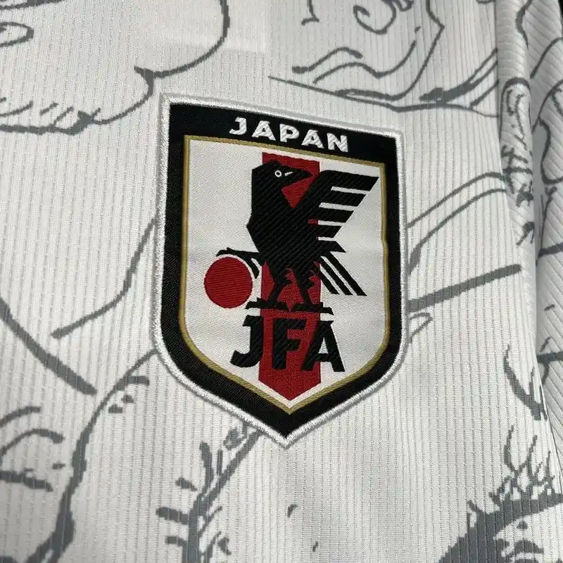 Japan One Piece White Special Edition Soccer Jersey