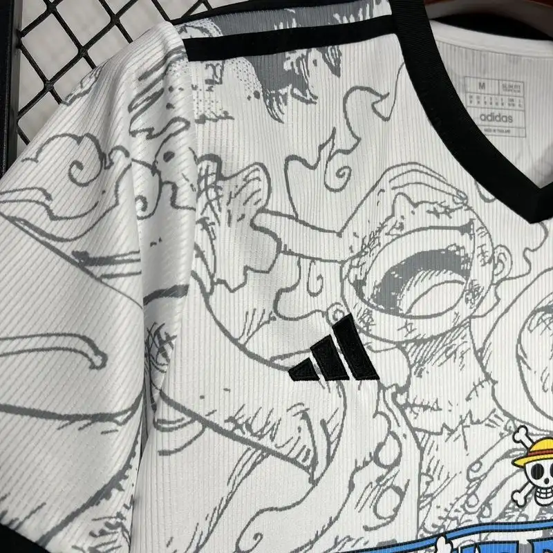 Japan One Piece White Special Edition Soccer Jersey
