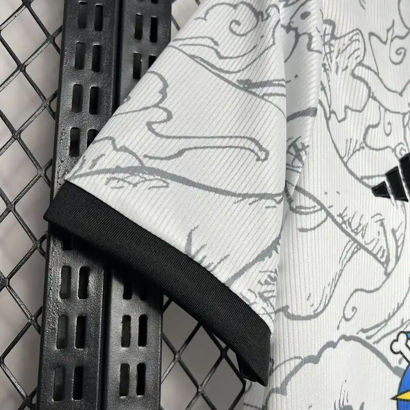 Japan One Piece White Special Edition Soccer Jersey