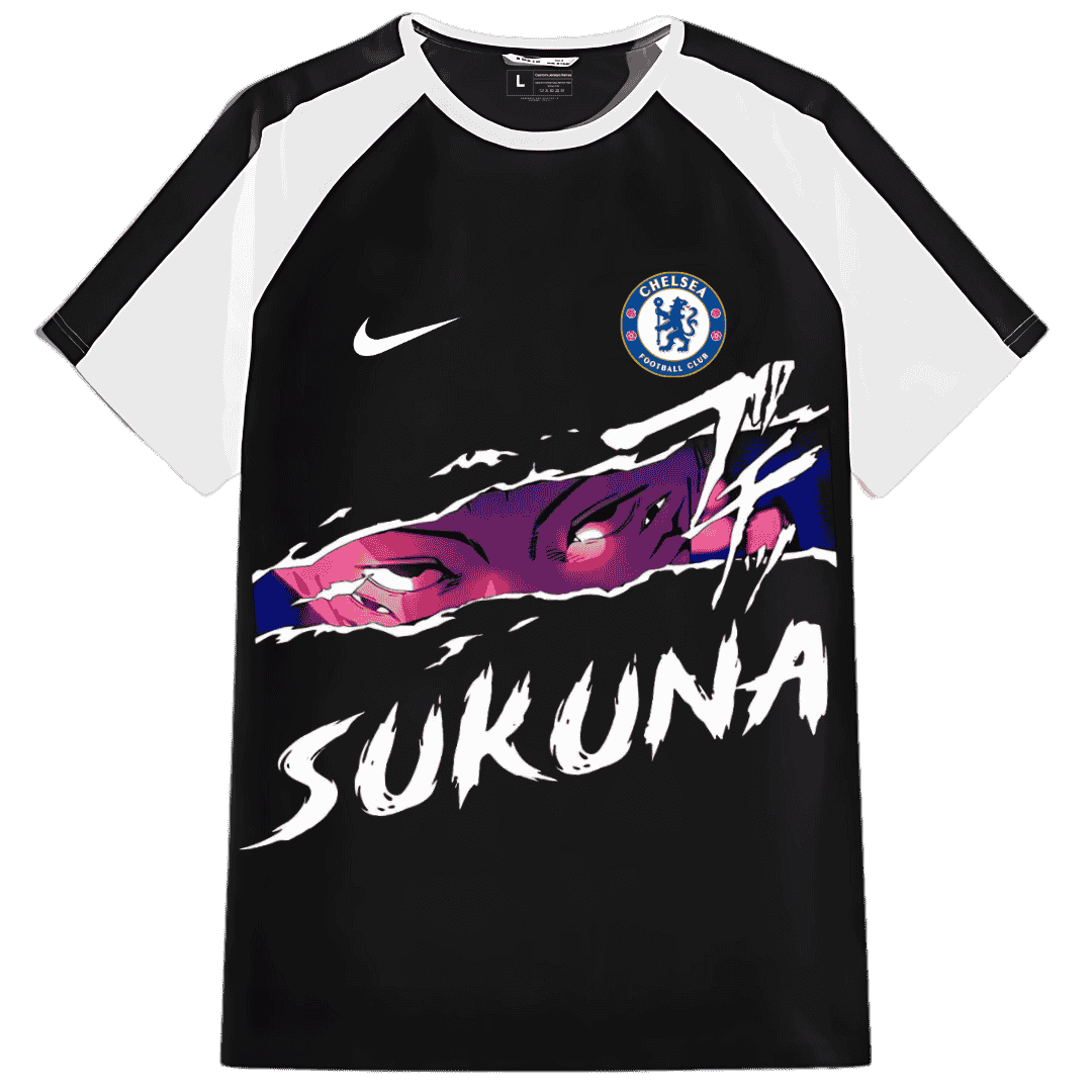 Chelsea x Sukuna Custom Jersey Heavy Polyester Jersey Fabric