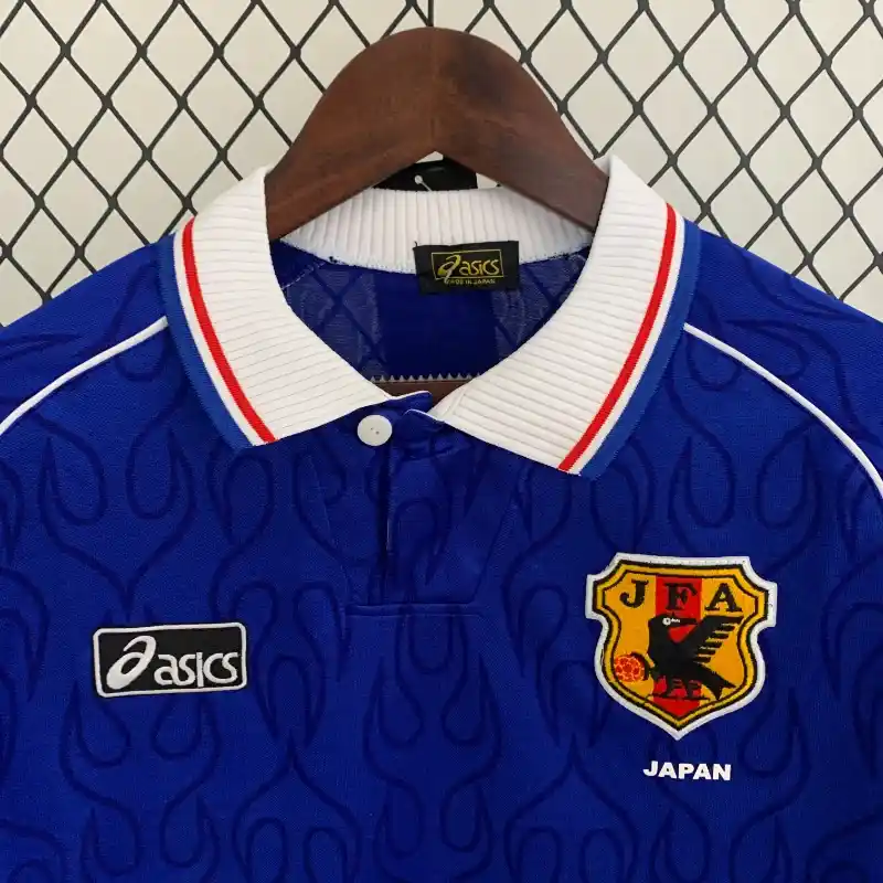 Retro 1998 Long Sleeve Japan Soccer Jersey Home
