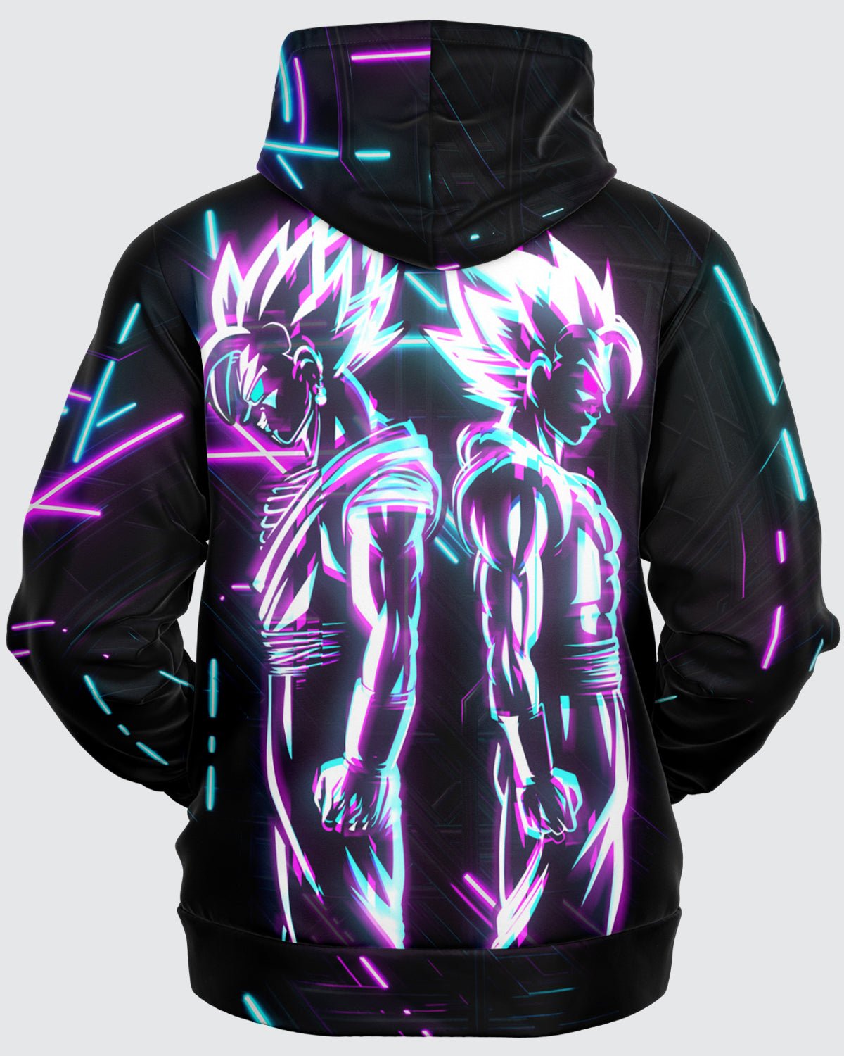 Goku and Vegeta Neon Hoodie • Dragon Ball