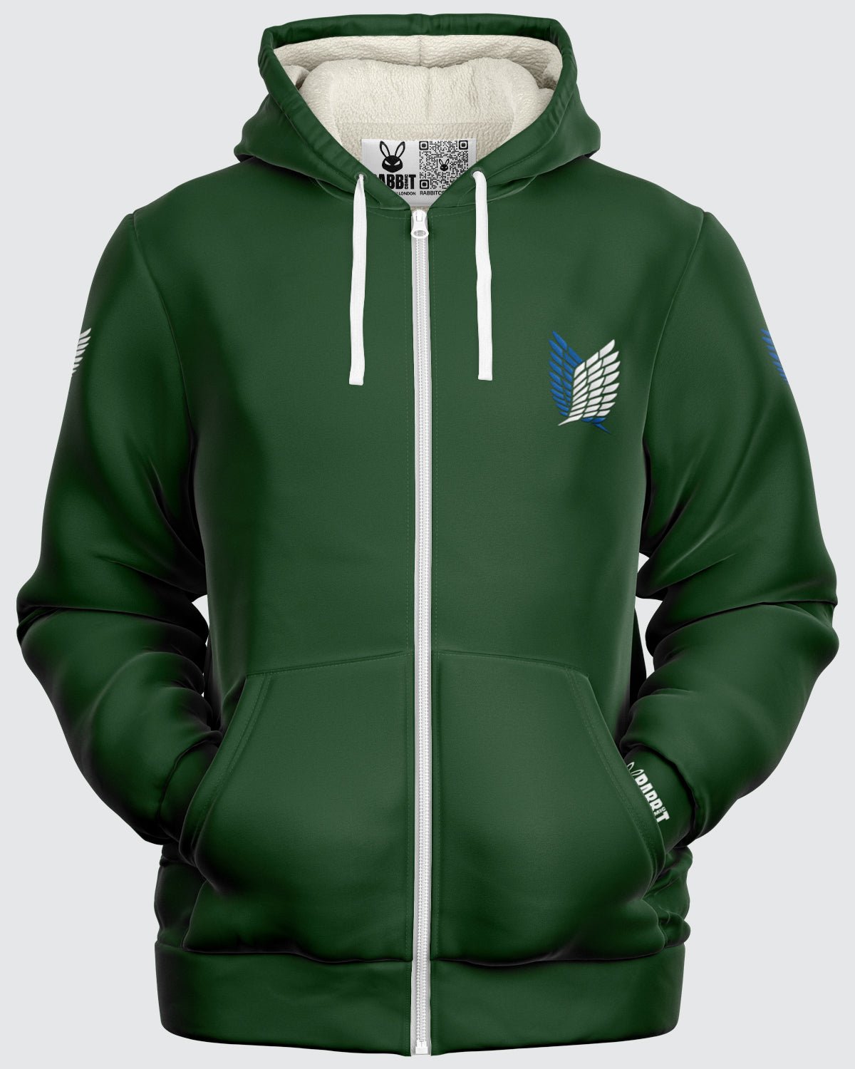 Levi Ackerman Microfleece Zip Hoodie • Attack On Titan