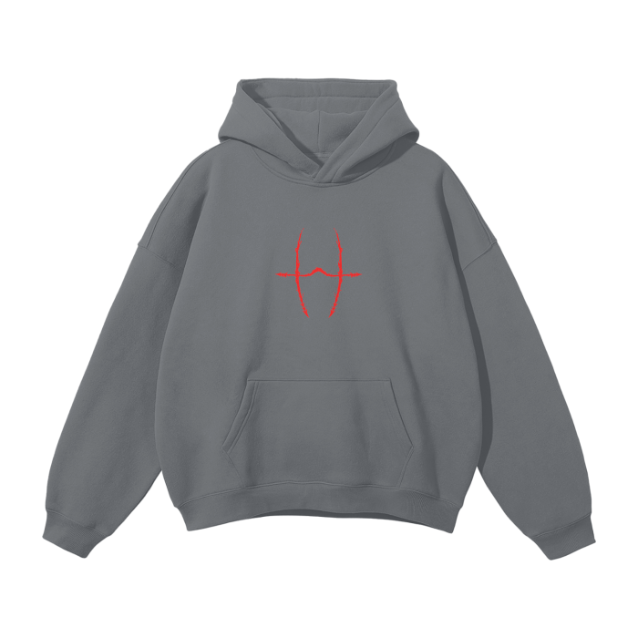 Crimson Flow 2.0 Streetwear Hoodie