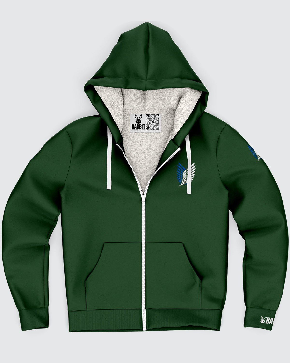 Levi Ackerman Microfleece Zip Hoodie • Attack On Titan