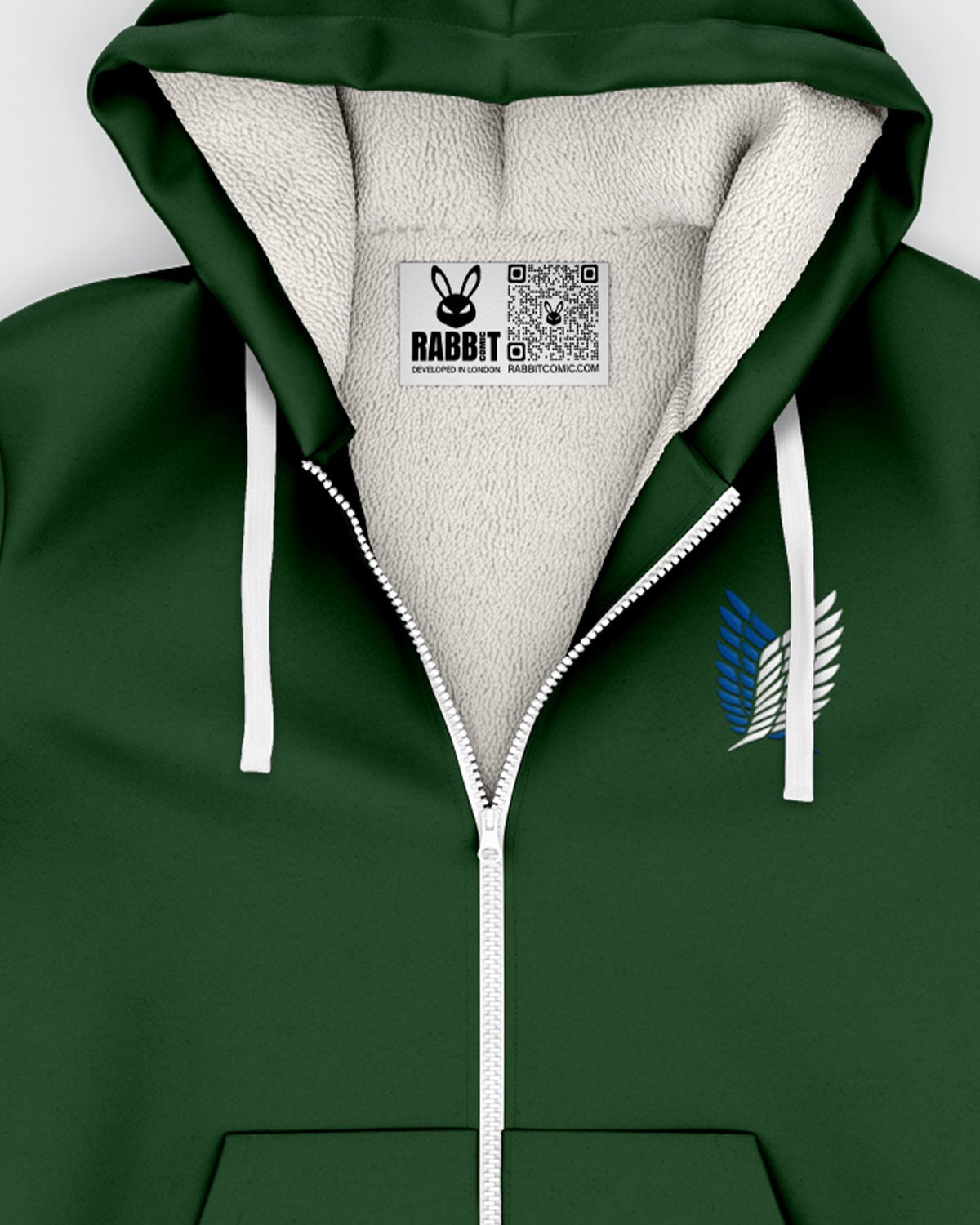 Levi Ackerman Microfleece Zip Hoodie • Attack On Titan
