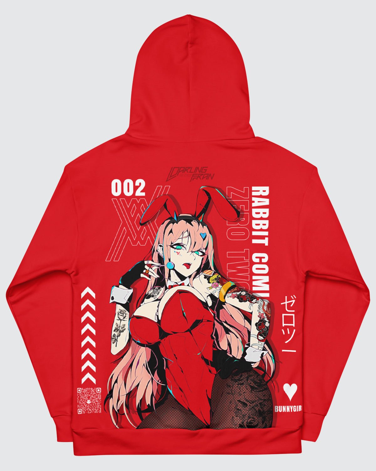 Zero Two 002 Hoodie • Darling in the Franxx