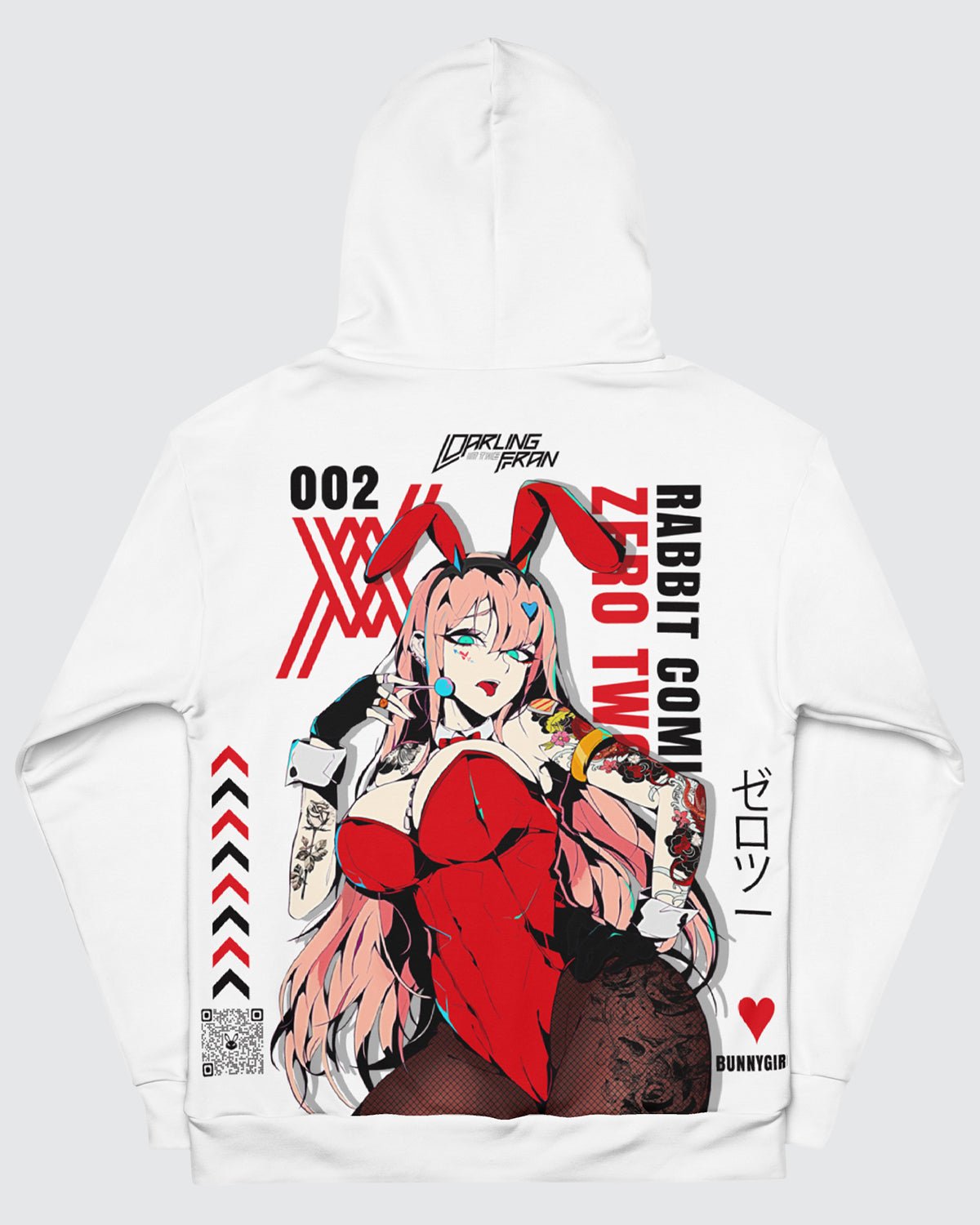Zero Two 002 Hoodie • Darling in the Franxx