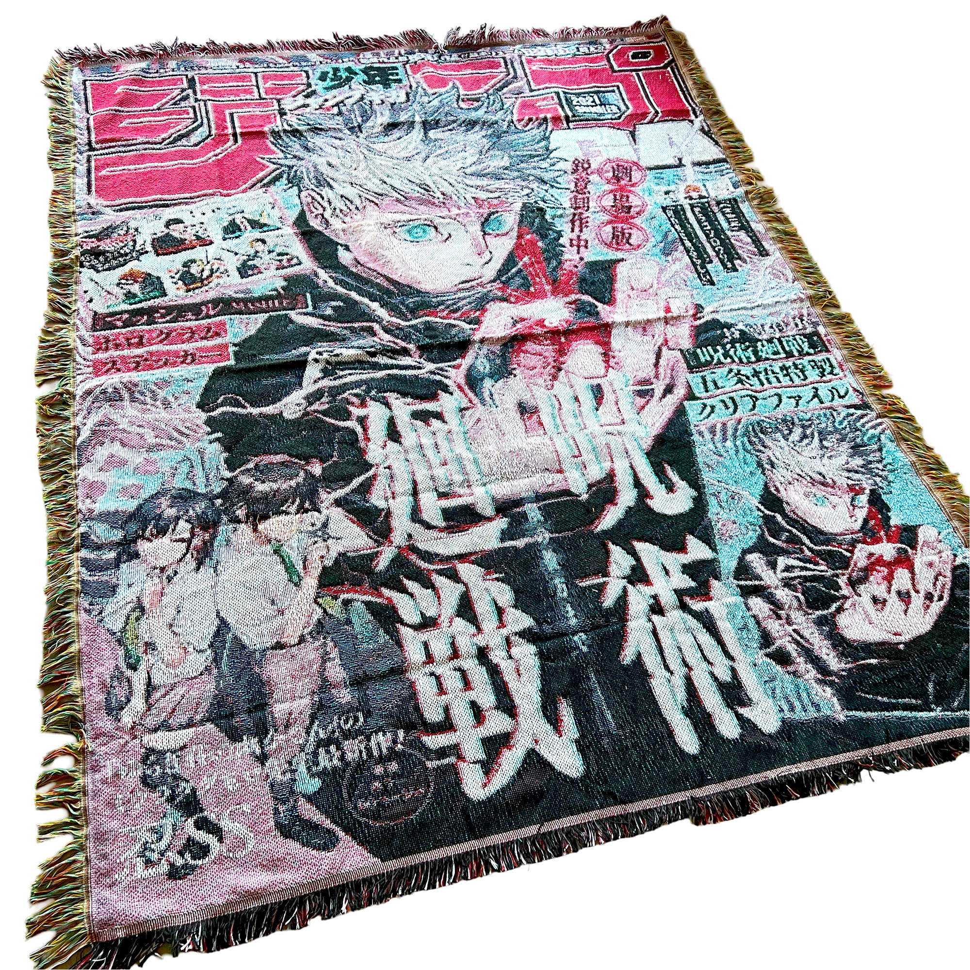 Vintage Gojo Manga Tapestry