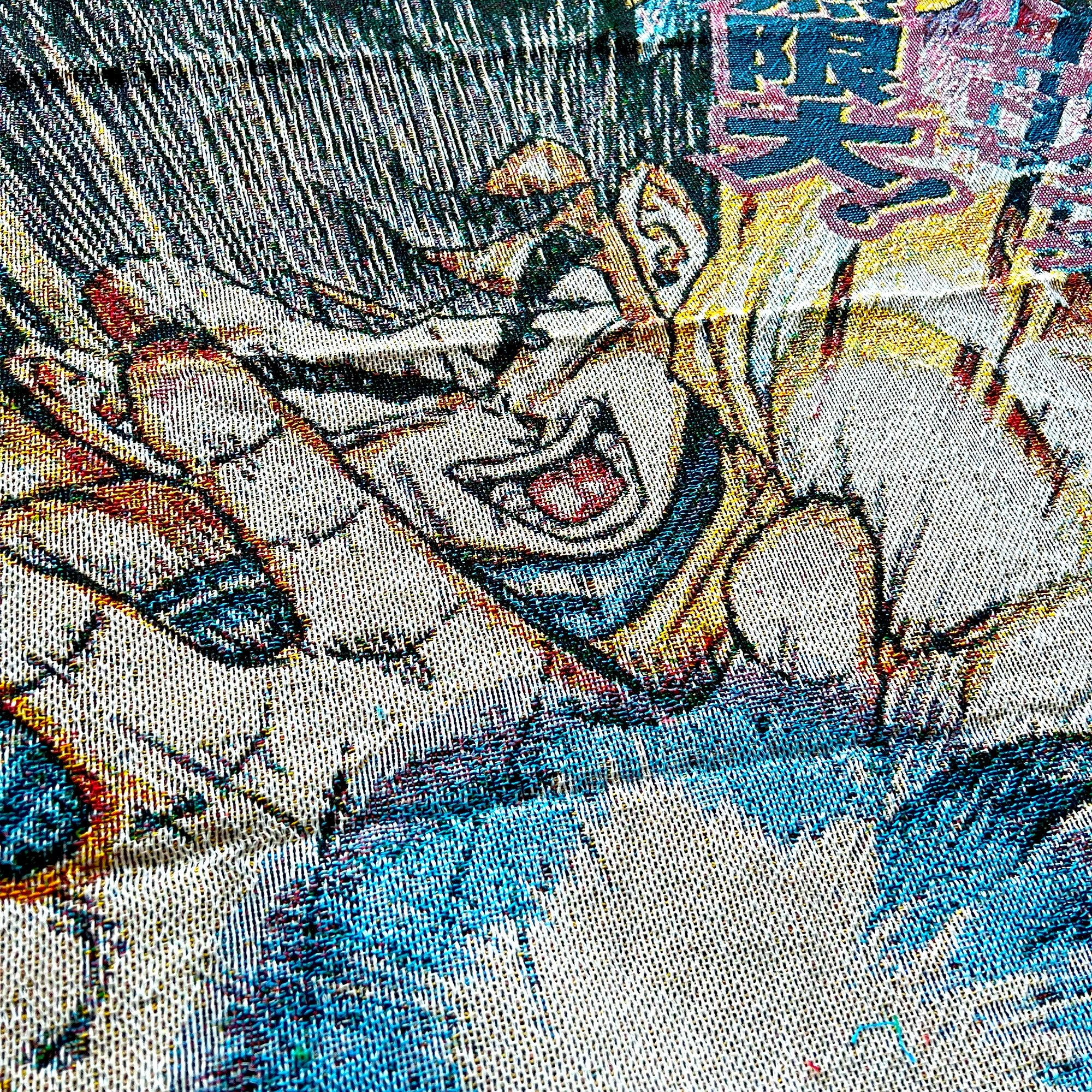 Vintage Dragon Manga Tapestry
