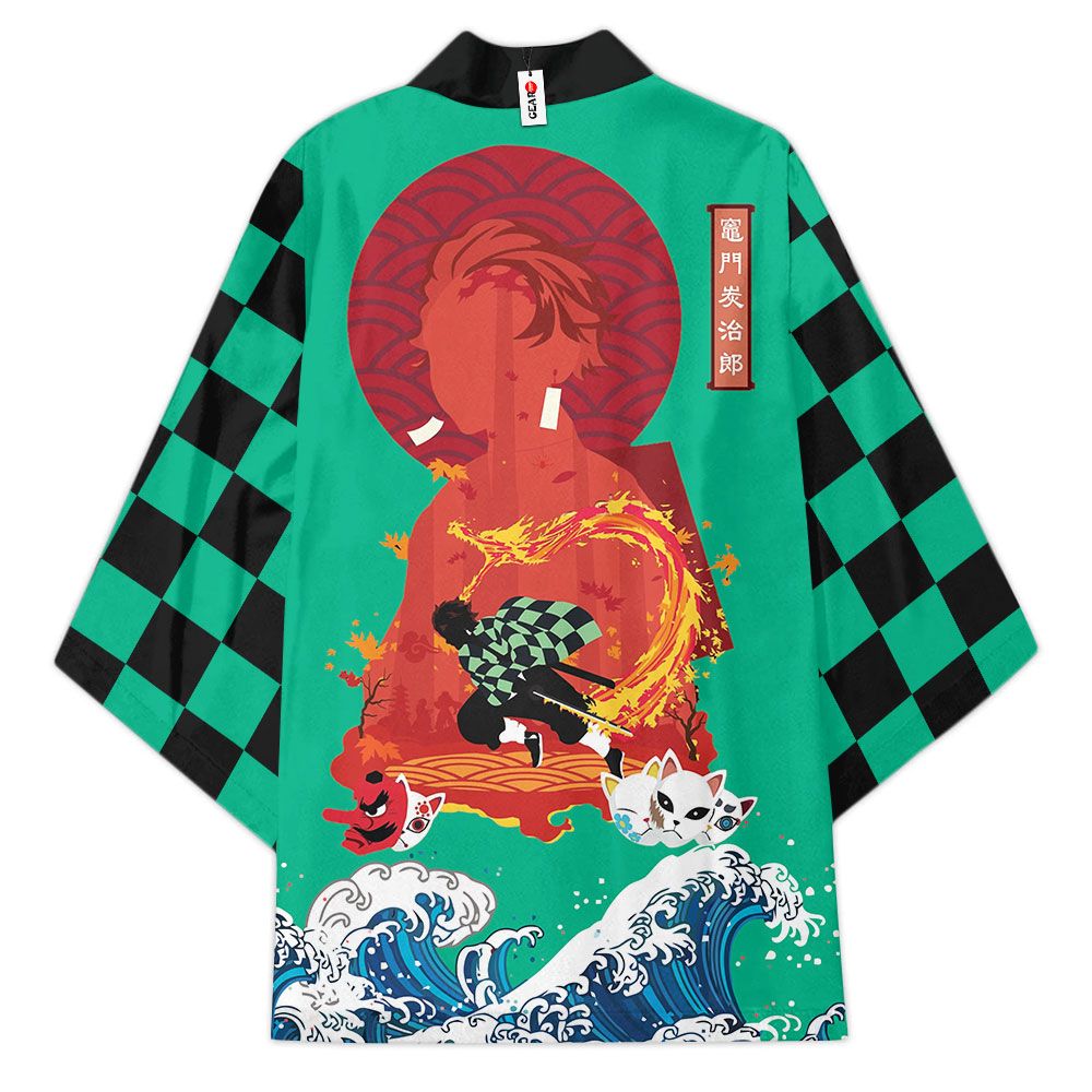 Demon Slayer Kimono - Tanjiro Kimono Otaku Merch Clothes GOT1308