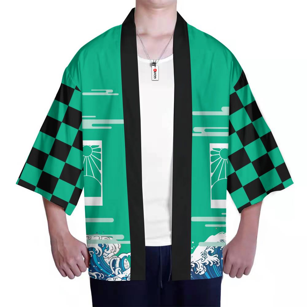 Demon Slayer Kimono - Tanjiro Kimono Otaku Merch Clothes GOT1308