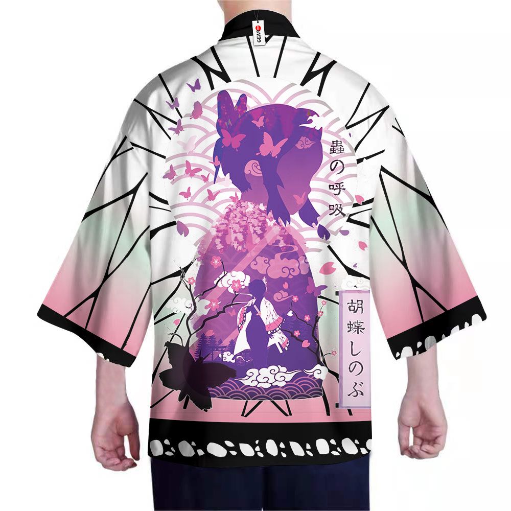 Demon Slayer Kimono - Shinobu Kocho Kimono Otaku Merch Clothes GOT1308