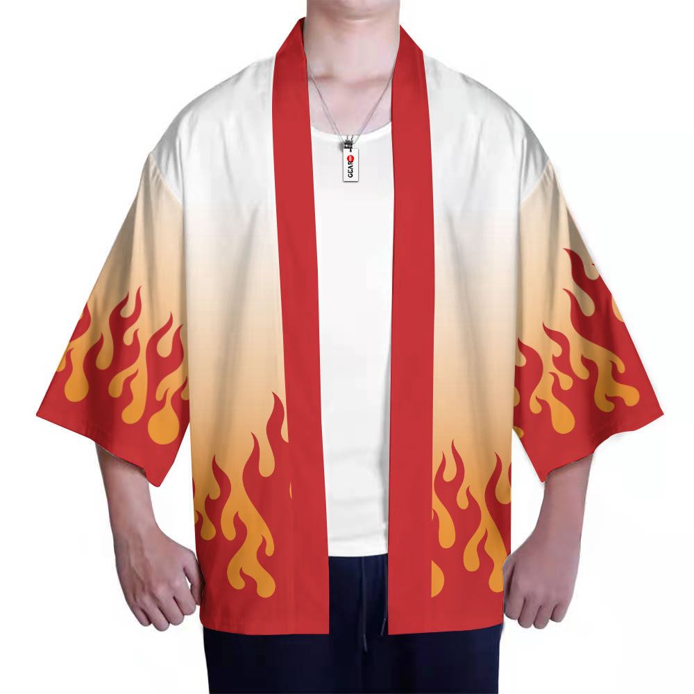 Demon Slayer Kimono - Rengoku Kimono Otaku Merch Clothes GOT1308