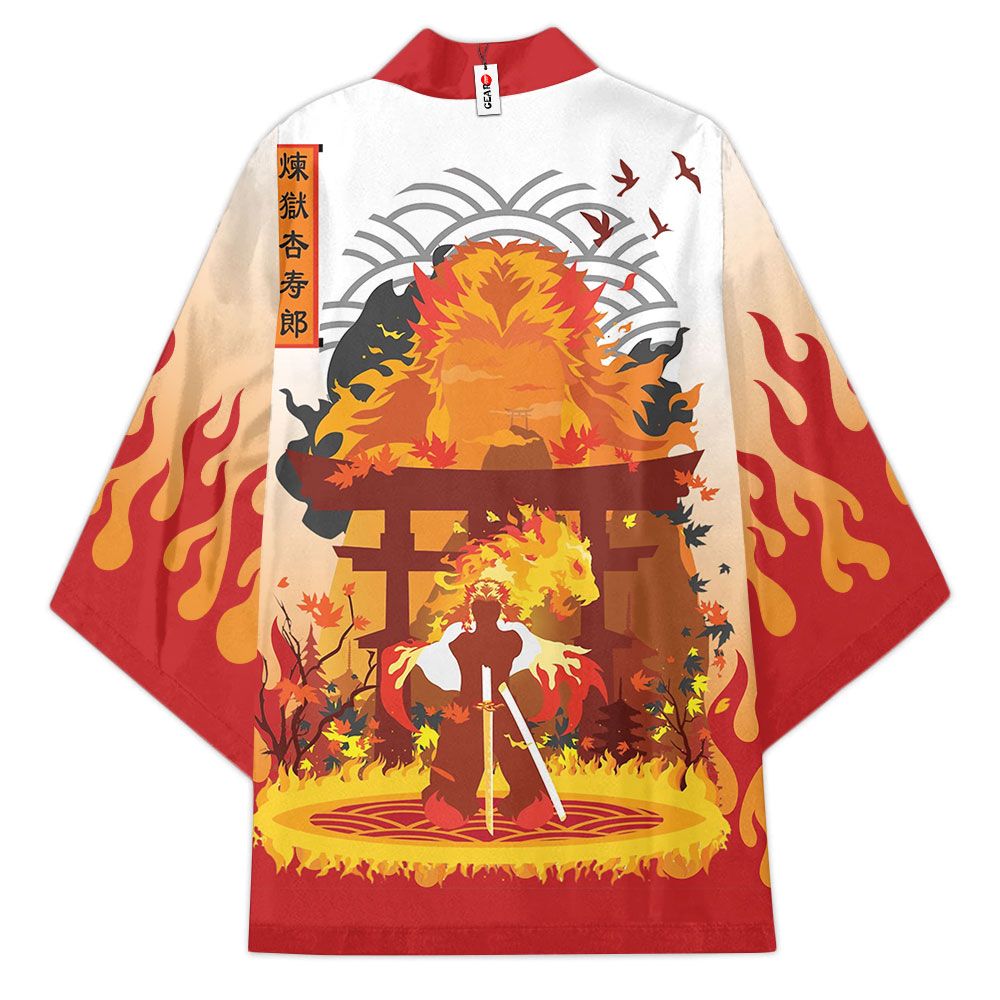 Demon Slayer Kimono - Rengoku Kimono Otaku Merch Clothes GOT1308
