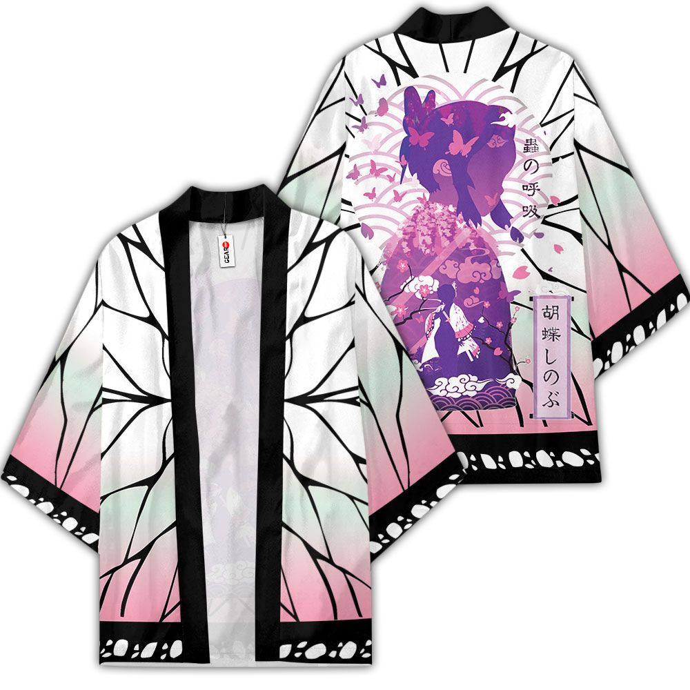 Demon Slayer Kimono - Shinobu Kocho Kimono Otaku Merch Clothes GOT1308