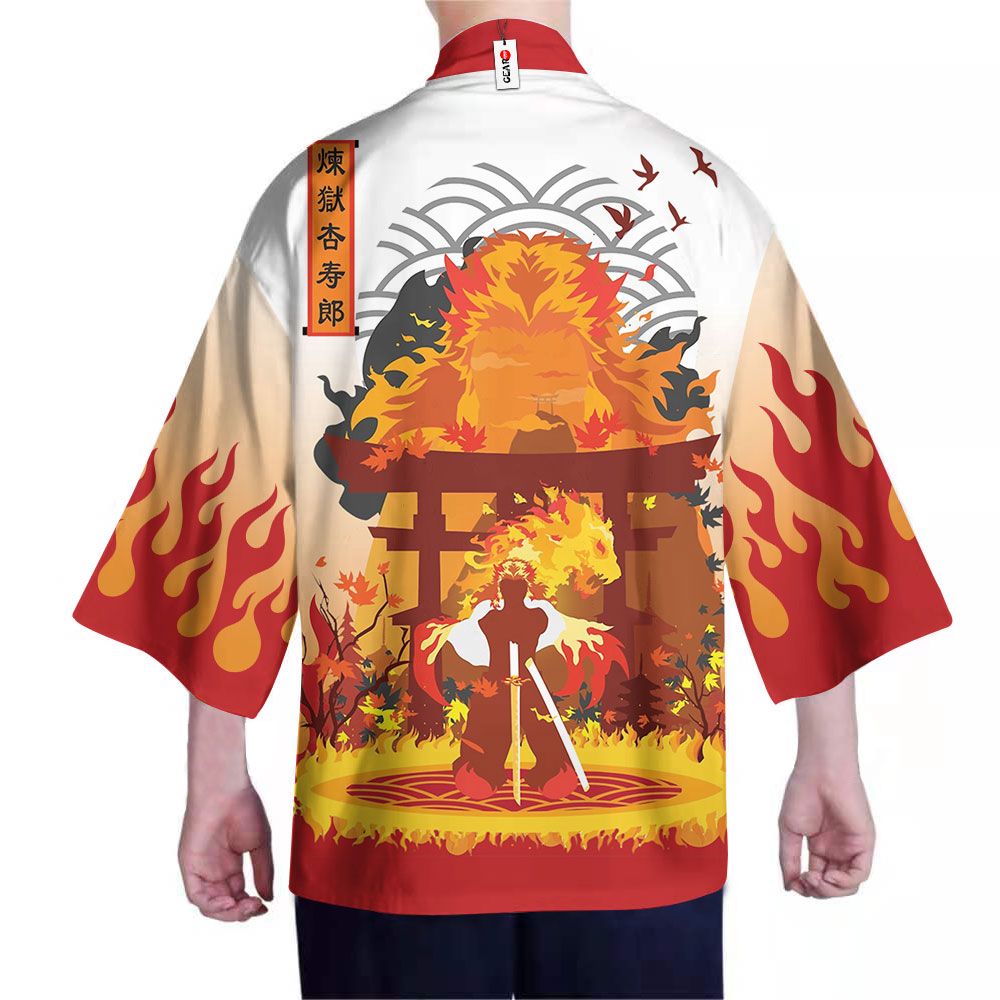 Demon Slayer Kimono - Rengoku Kimono Otaku Merch Clothes GOT1308