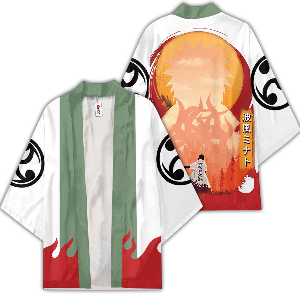 Naruto Kimono - Minato Namikaze Kimono Custom Clothes GOT1308