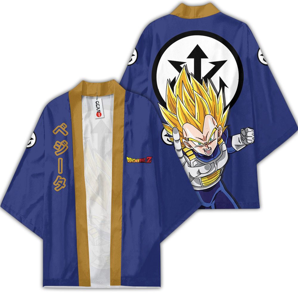 Dragon Ball Kimono - Vegeta SSJ Kimono Custom Clothes GOT1308