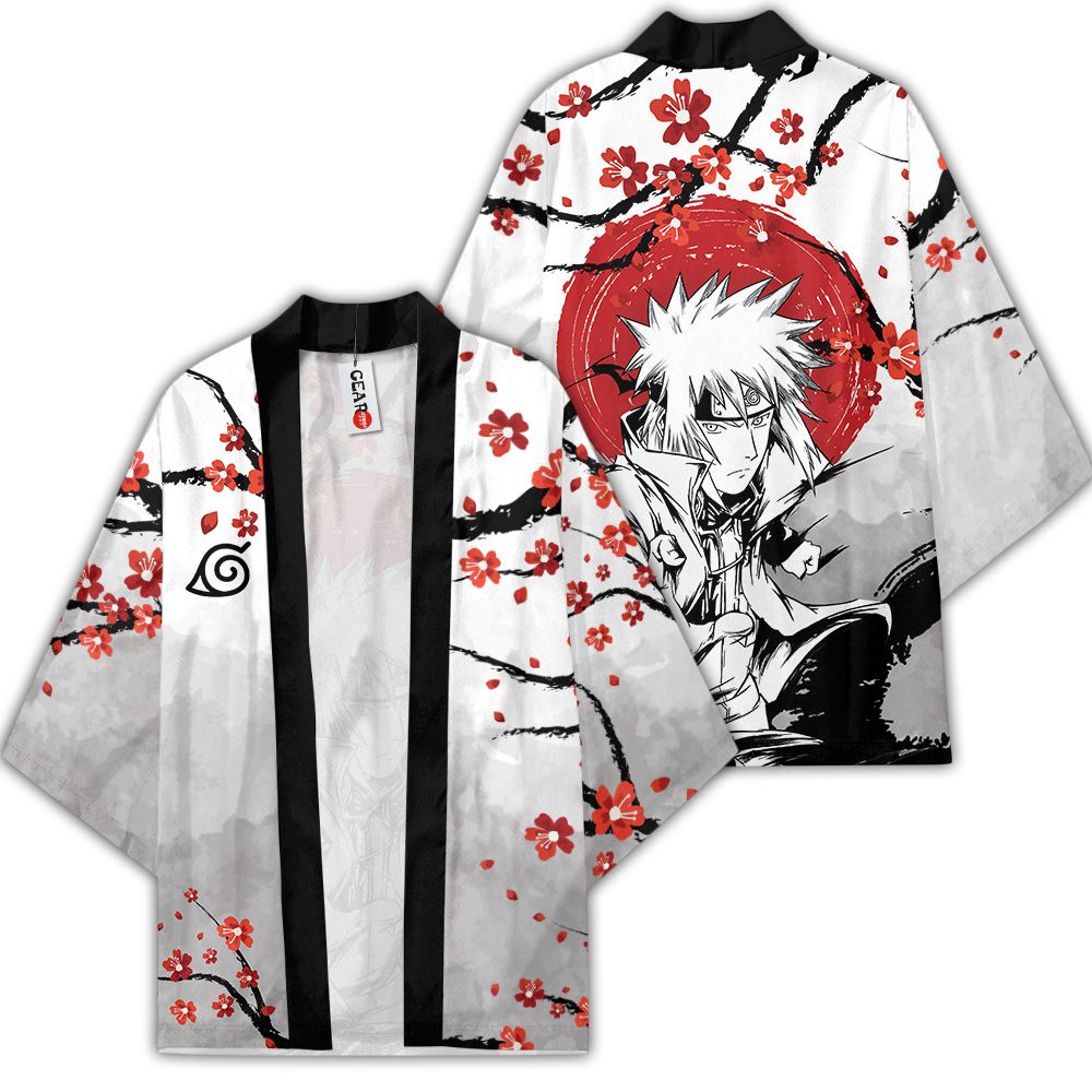 Naruto Kimono - Minato Kimono Custom Cherry Blossom Clothes GOT1308
