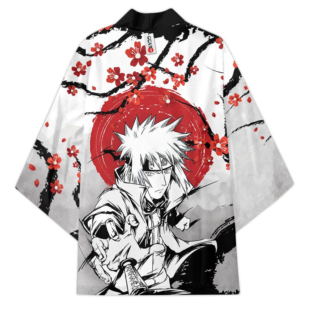 Naruto Kimono - Minato Kimono Custom Cherry Blossom Clothes GOT1308