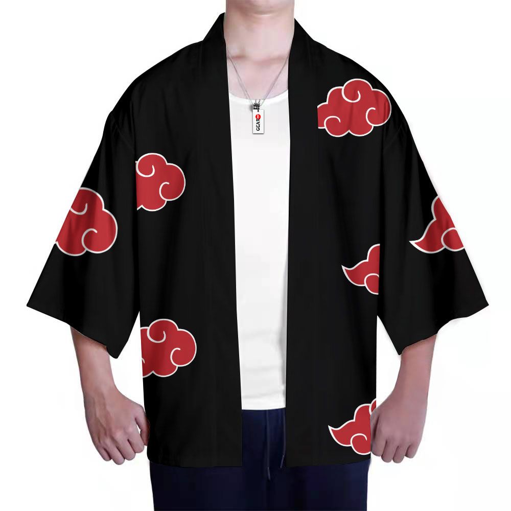 Naruto Kimono - Akatsuki Clan Kimono Custom Name Clothes GOT1308