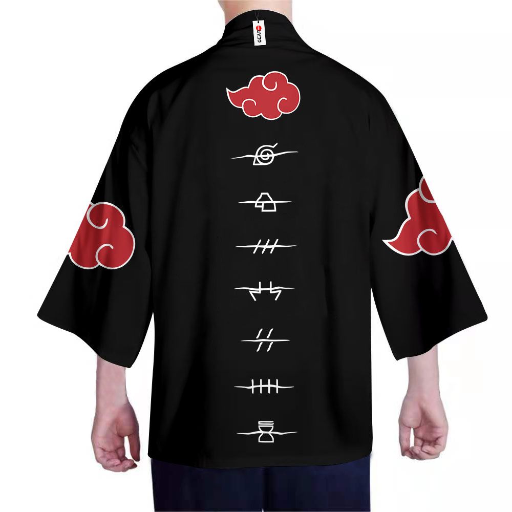 Naruto Kimono - Akatsuki Kimono Custom Hidden Villages Clothes GOT1308