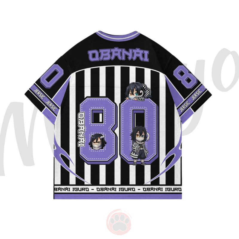 Jersey Demon Slayer Obanai Kimetsu