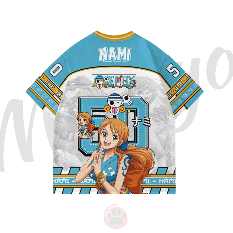 Jersey One Piece Nami Anime