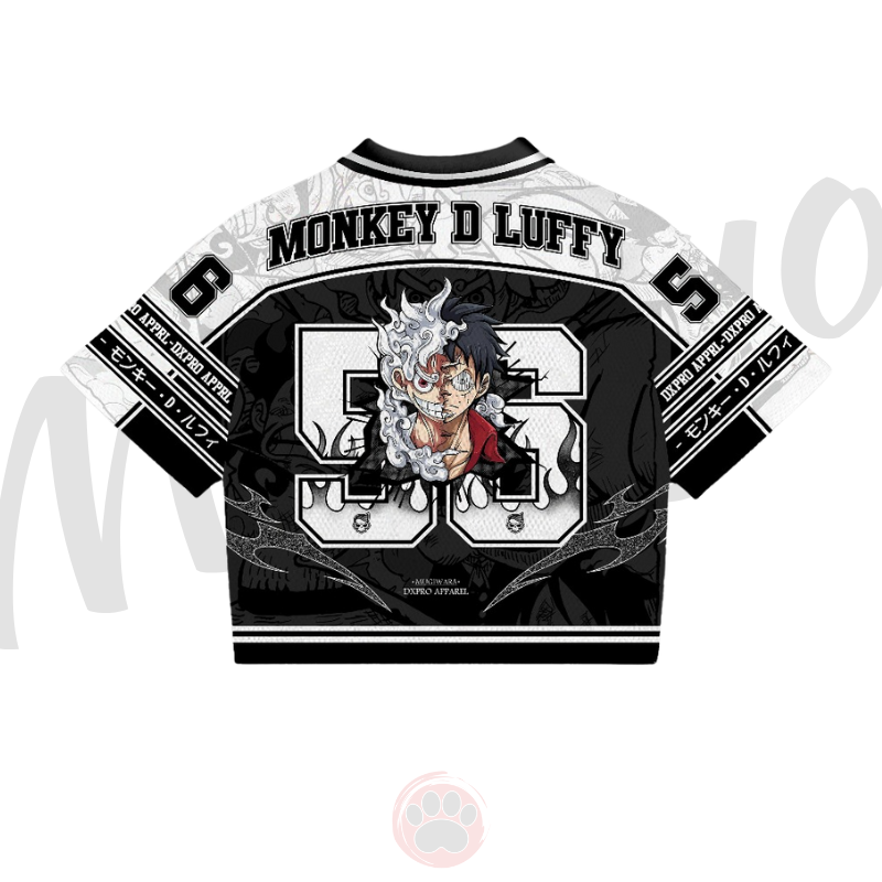JERSEY BOXY OP-LUFFY 56 BLACK WHITE SERIES